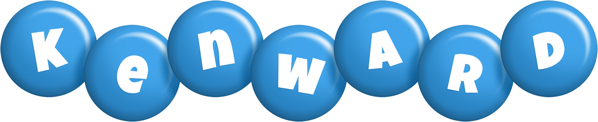 Kenward candy-blue logo