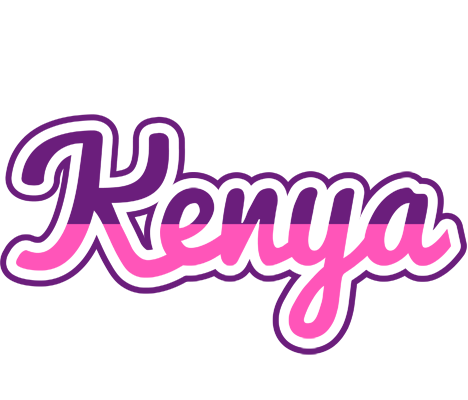 Kenya cheerful logo