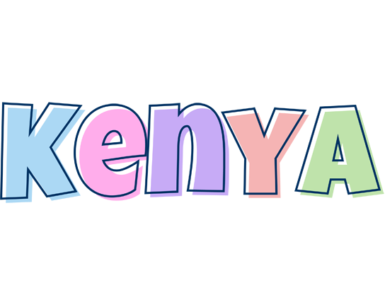 Kenya pastel logo