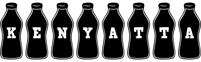 Kenyatta bottle logo