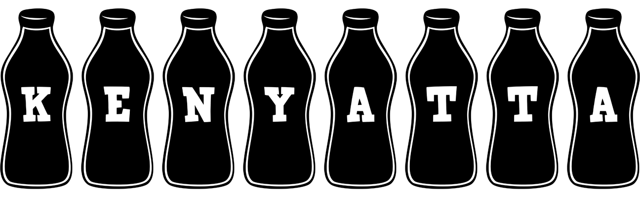 Kenyatta bottle logo