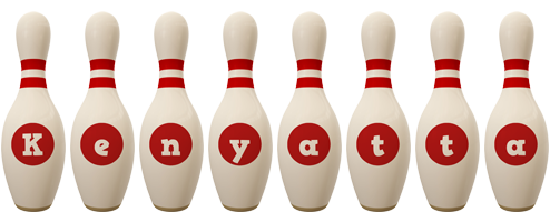 Kenyatta bowling-pin logo