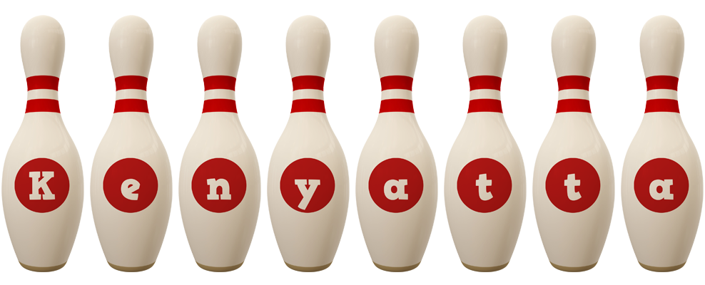 Kenyatta bowling-pin logo