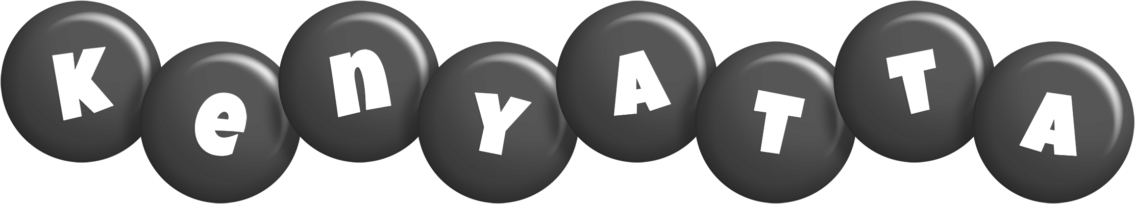 Kenyatta candy-black logo