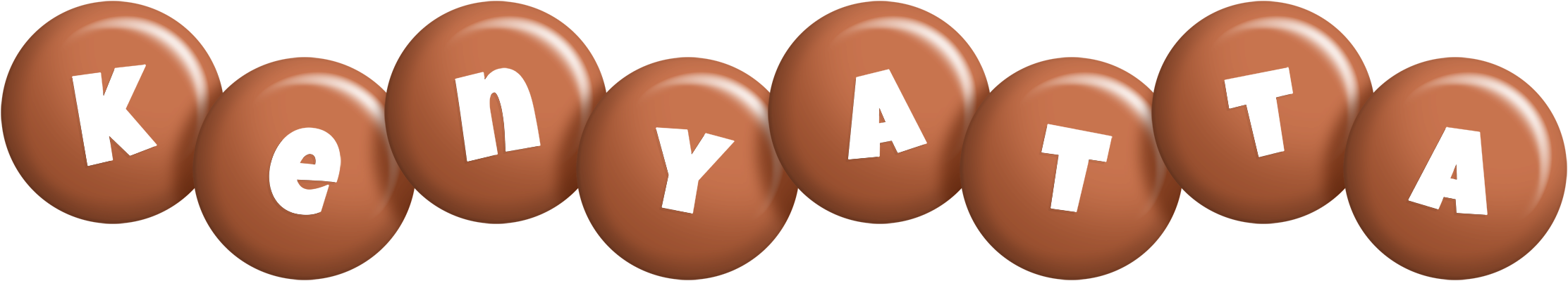 Kenyatta candy-brown logo