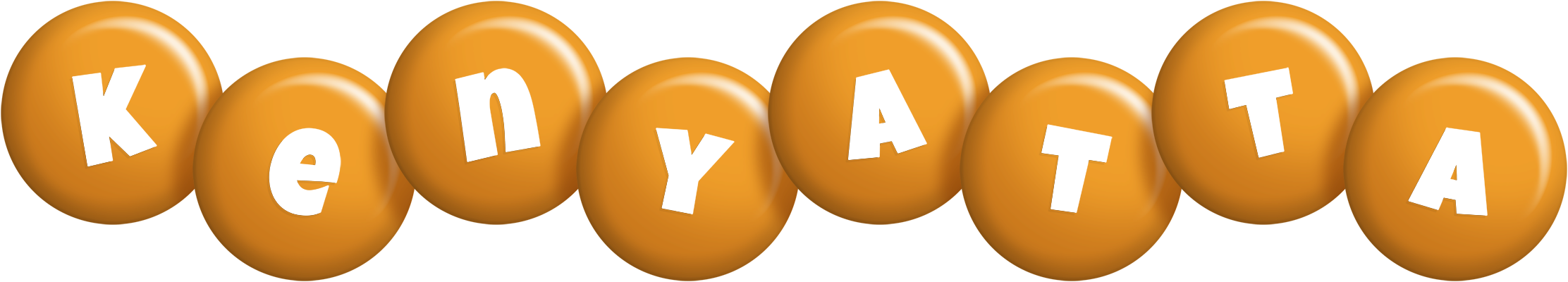 Kenyatta candy-orange logo