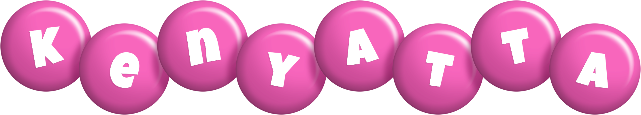 Kenyatta candy-pink logo