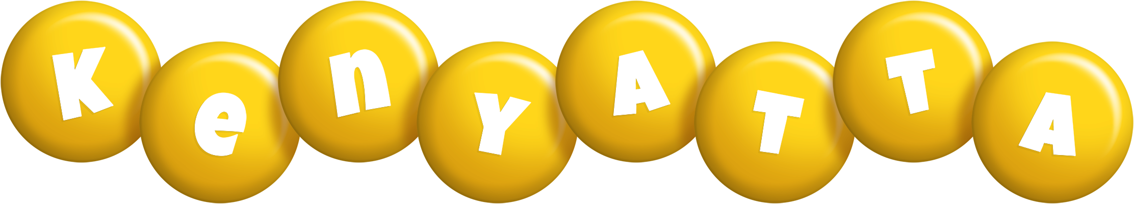 Kenyatta candy-yellow logo