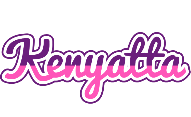 Kenyatta cheerful logo
