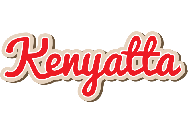Kenyatta chocolate logo