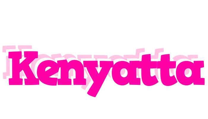 Kenyatta dancing logo