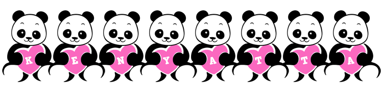 Kenyatta love-panda logo