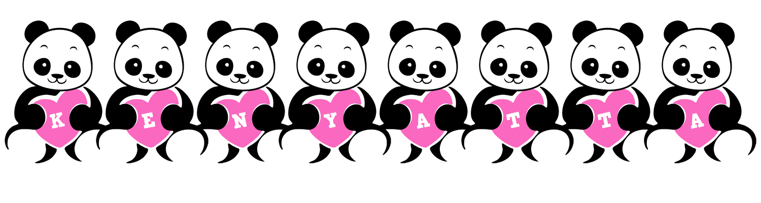 Kenyatta love-panda logo