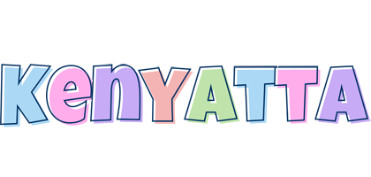 Kenyatta pastel logo