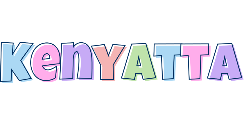 Kenyatta pastel logo
