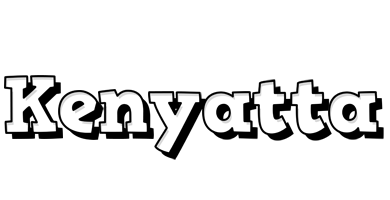 Kenyatta snowing logo