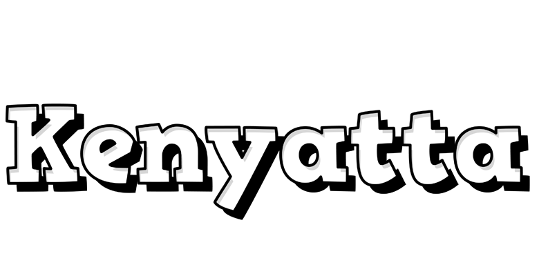 Kenyatta snowing logo