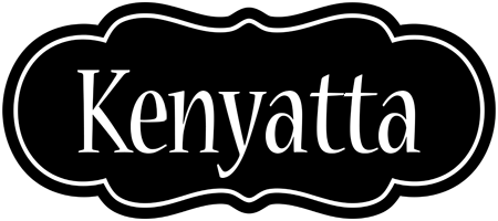 Kenyatta welcome logo