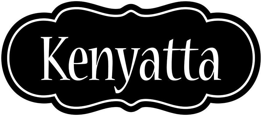 Kenyatta welcome logo