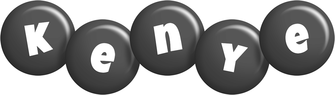 Kenye candy-black logo