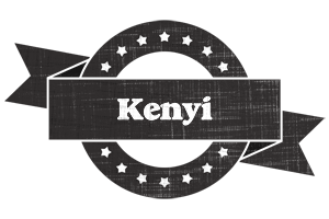 Kenyi grunge logo