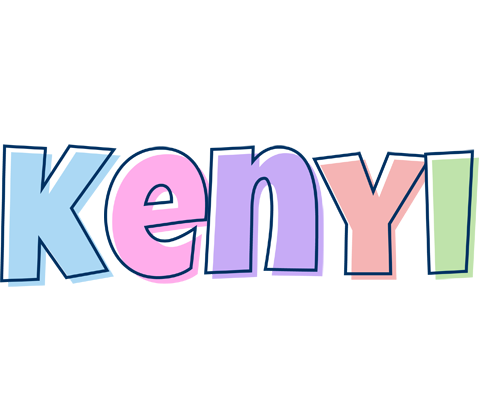 Kenyi pastel logo