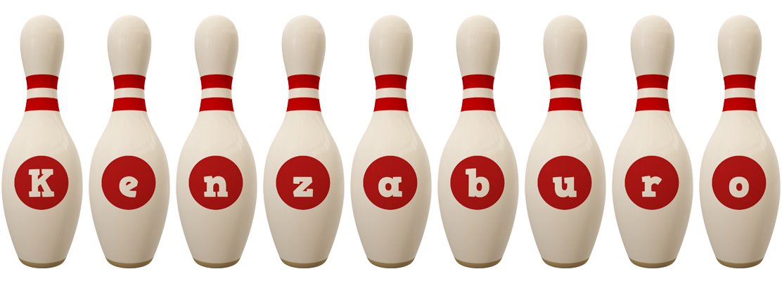 Kenzaburo bowling-pin logo
