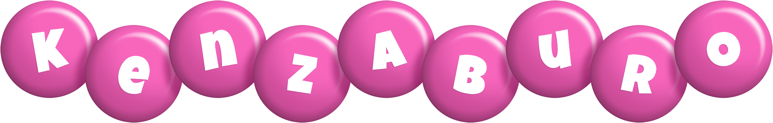 Kenzaburo candy-pink logo