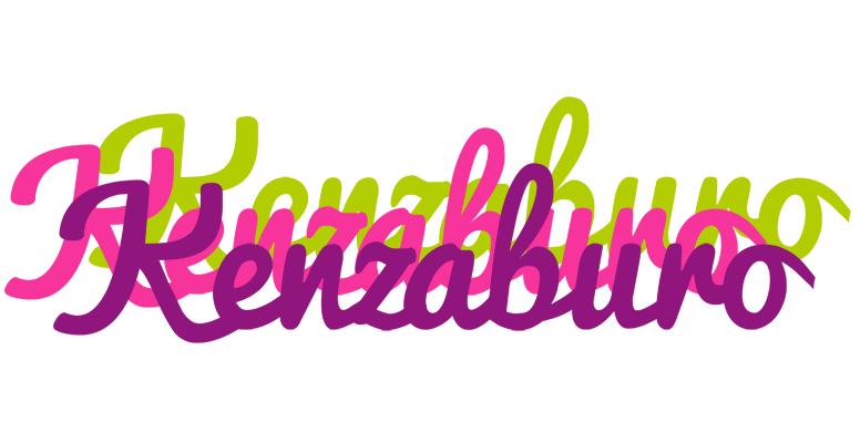 Kenzaburo flowers logo