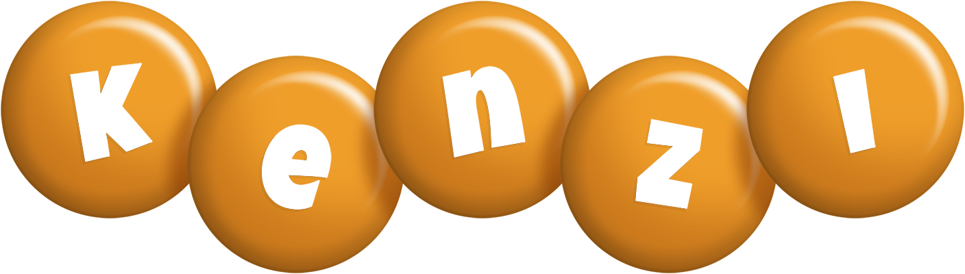Kenzi candy-orange logo