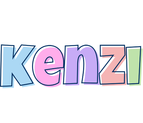 Kenzi pastel logo