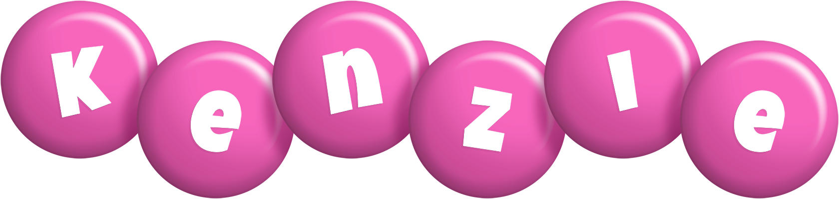Kenzie candy-pink logo