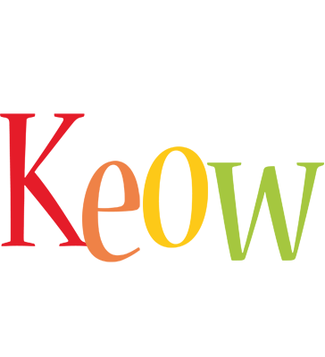 Keow birthday logo