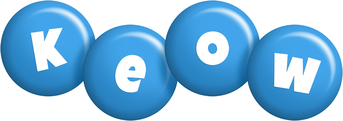 Keow candy-blue logo