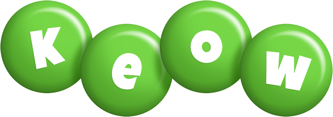 Keow candy-green logo