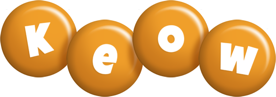 Keow candy-orange logo