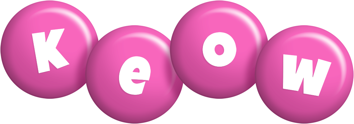 Keow candy-pink logo