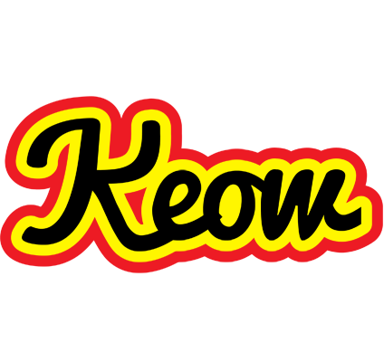Keow flaming logo