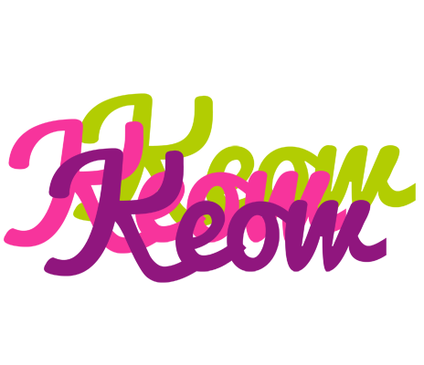Keow flowers logo