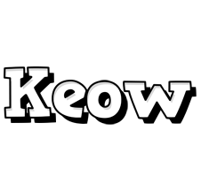 Keow snowing logo