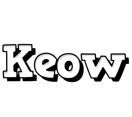 Keow snowing logo
