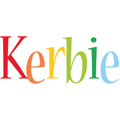 Kerbie birthday logo