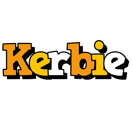 Kerbie cartoon logo