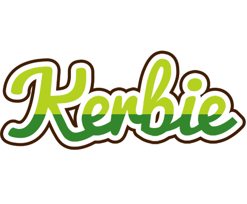 Kerbie golfing logo