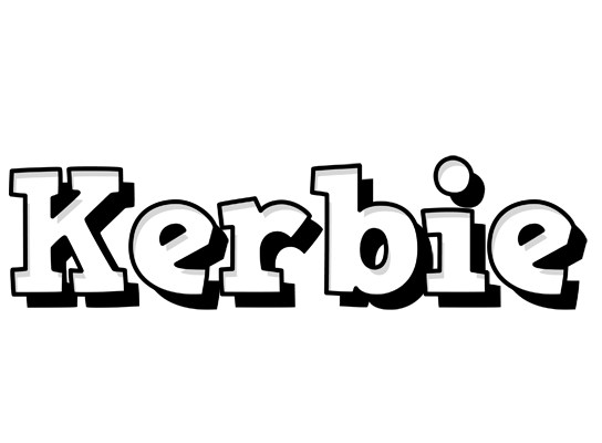 Kerbie snowing logo