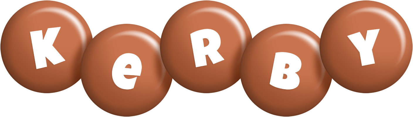 Kerby candy-brown logo