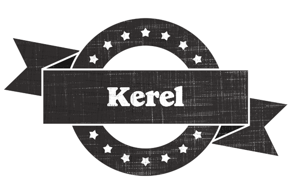 Kerel grunge logo