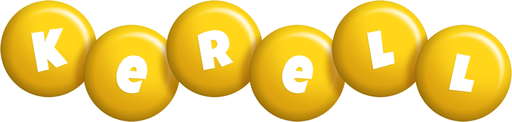 Kerell candy-yellow logo