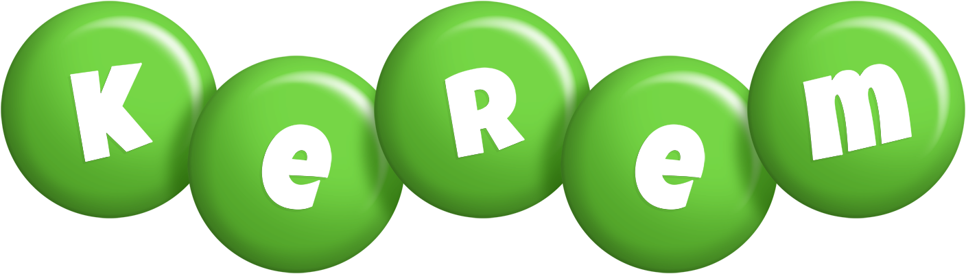 Kerem candy-green logo
