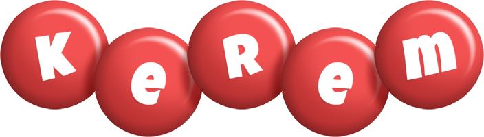 Kerem candy-red logo